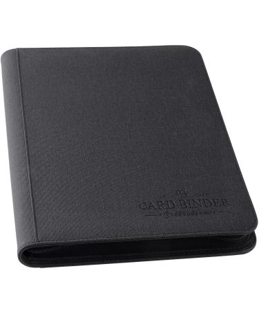 Foalgo Trading Card Binder, Card Collection Binder Album Folder with 540 Side Loading Pockets, 9 Pocket Trading Card Album Folder for TGC,MTG, Baseball Cards, Yugioh (Black) - Buy Online on GoSupps.com