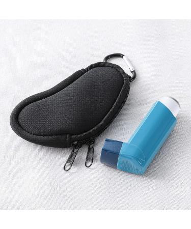Koikyu Asthma Inhaler Holder Neoprene Travel Bag - Portable Carrying Case (Black) - Buy Online on GoSupps.com
