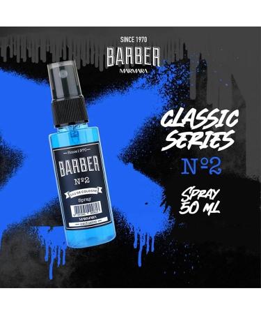 Marmara Barber Cologne - Best Choice of Barbers and Traditional Shaving Fans No:2 Series (50ml x 2 Bottles) - Buy Online on GoSupps.com