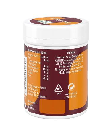 Fuchs Gourmet Selection Bratfish Spice Salt - Refillable Seasoning for Fish & Seafood Vegan 80g - Buy Online on GoSupps.com