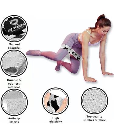 3 Sets Resistance Bands for Glutes, Hips, and Legs Workout - Non-Slip Booty Bands for Home Gym Fitness - Physio Resistant Loop Grey Camo | Women and Men - Buy Online on GoSupps.com