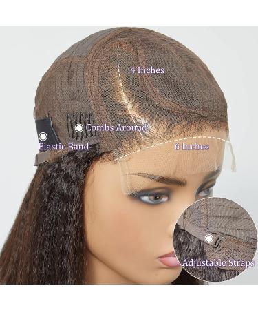 LUVME HAIR 4C Kinky Edges Lace Front Bob Wig 10 Inch - Short Human Hair Wig for Women - Glueless Deep Side Parted Bob with Natural Hairline - Buy Online on GoSupps.com