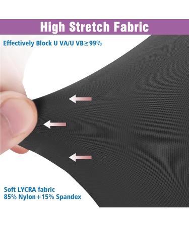 SYJINHUASY 2 Pairs Anti UV Gloves for Nail Lamp Light UPF50+ UV Protection Gloves for Manicures Ultra Thin Fingerless Glove Nail Art Skin Care Anti UV Glove Protect Hands from UV Harm (Black) - Buy Online on GoSupps.com