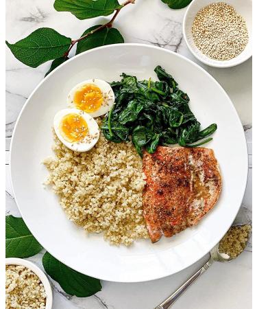 Organic USA Grown White Quinoa 3lbs - Non-GMO, Vegan & Gluten-Free Superfood with Complete Plant Based Protein - Buy Online on GoSupps.com