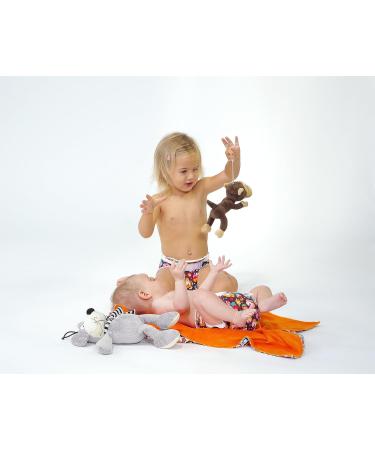 Petit Lulu Bamboo Maxi-Night Diaper | Reusable & Washable Fitted Velcro | Eco-Friendly Made in Europe (Hedgehog in Autumn) - Shop Now! - Buy Online on GoSupps.com