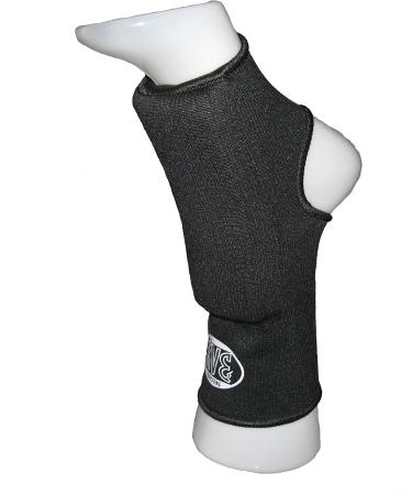Bay 2x Foot Bandages with Spens Upholstery Clamping Protector Fabric | CE Approved Cotton Ankle & Joint Protection - Black & White S/M - Buy Online on GoSupps.com