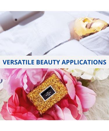 grandgarnish 24K Edible Gold Leaf Sheets -1.7 inch Small 10 Pc - Food Grade Real Gold Foil Leaves for Baking Cake  Cooking  Face Mask  Makeup  Arts and Crafts - Buy Online on GoSupps.com