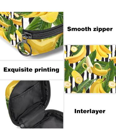 Shop Banana-Palm Leaf Strip for Women's Napkin Storage | Portable Menstrual Cup Bag with Zipper - Perfect for Teens & Girls - Buy Online on GoSupps.com