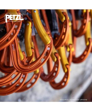 Buy PETZL Spirit Express 17cm - Unisex Multipurpose Climbing Gear in Orange/Black/Grey | International Shipping Available - Buy Online on GoSupps.com