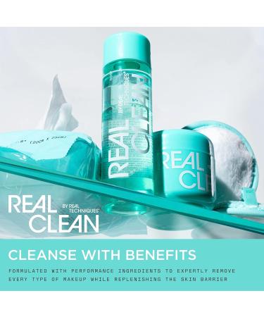 Real Techniques In-The-Clear Eye Makeup Remover - Gentle Vegan Cruelty-Free with Hyaluronic Acid & Vitamin C - 4 fl. oz - Buy Online on GoSupps.com