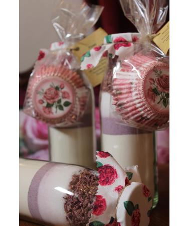 Rose Tart in a Glass | Premium Baking Mix with Real Rose Petals | Perfect Muffin Tartlets | Unique Gift Idea for Baking Friends | 125g - Buy Online on GoSupps.com