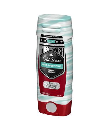 Old Spice Hardest Working Collection Hydro Body Wash Pure Sport Plus 16 Fluid Ounce 16 Fl Oz (Pack of 1) - Buy Online on GoSupps.com
