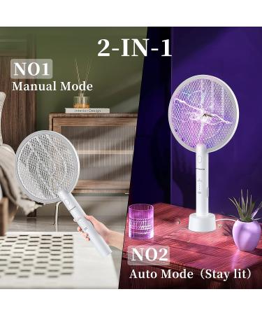 TMAC Electric Fly Swatter 4000V Bug Zapper Racket - USB Rechargeable Base - Safe 3-Layer Mesh - For Bedroom, Kitchen, Patio - 1PC - Buy Online on GoSupps.com