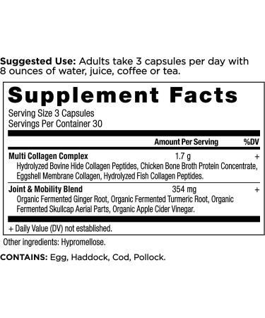 Dr. Axe Ancient Nutrition Multi Collagen - Joint & Mobility Support (90 Capsules) - Buy Online on GoSupps.com