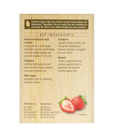 Eminence Strawberry Rhubarb Hyaluronic Hydrator for Unisex - 1.2 oz Cream - Buy Online on GoSupps.com