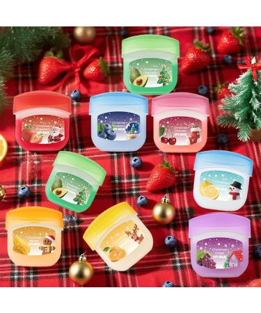  shuhauk Moisturizing Lip Balm Fruity Nourishing Brightening Christmas-Themed Lip Moisturizer for Women Youth Family Friends Winter Makeup in Cold Weather - Buy Online on GoSupps.com