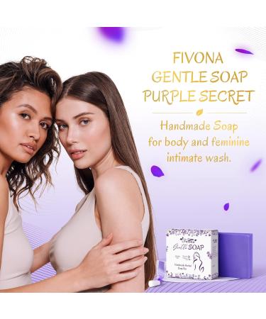 FIVONA Feminine Yoni Soap Bar - Natural Herbal Blend for Intimate V Care - Lavender Flower Scent - 5.3 oz - Buy Online on GoSupps.com