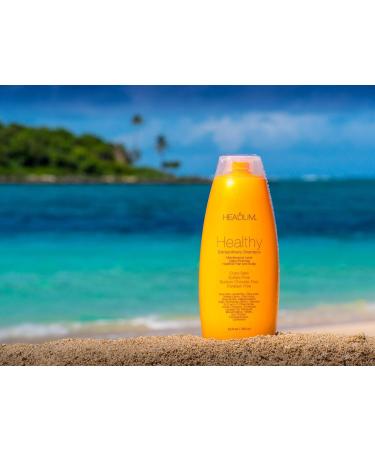 Healthy Shampoo 10 oz - Moisturizing & Oil Absorbing | Healium Hair for All Hair Types - Men & Women - Buy Online on GoSupps.com