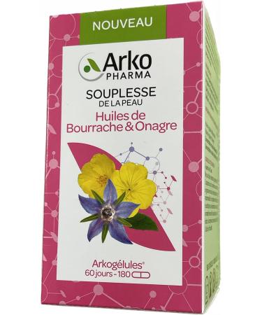 Arkopharma Arkocaps Borage & Evening Primrose Oils 180 Capsules - Buy Online on GoSupps.com