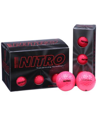 Nitro Maximum Distance Golf Ball (12-Pack) Pink