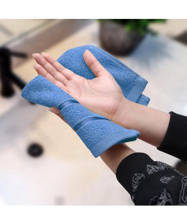 Utopia Towels 12-Pack Viscos Luxury Wash Cloths Set - 100% Cotton, Highly Absorbent & Soft - Essential for Bathroom, Gym, Spa - Electric Blue (12x12 Inches) - Buy Online on GoSupps.com