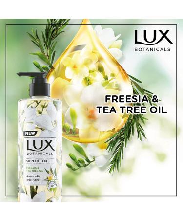  Lux 2 x Lux Botanicals Skin Detox Shower Gel (450ml) | Freesia and Tea Tree Oil | Full of Natural Shine - Buy Online on GoSupps.com