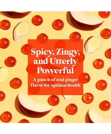 Chimes Apple Cider Vinegar Gummies with Ginger - Organic USA Made 1000mg ACV + 60mg Ginger per 2 Gummies - 60 Count - Buy Online on GoSupps.com