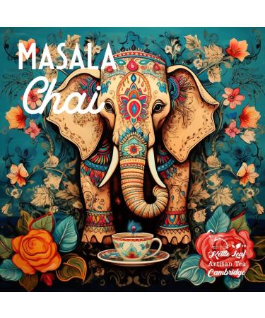 Kettle Leaf Masala Chai - Spiced Assam Black Tea - Loose Leaf 100g - Buy Online on GoSupps.com