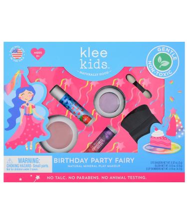 Luna Star Klee Kids Play Makeup Kit. Gentle and Non-Toxic. Kid-Friendly. Made in USA. (Birthday Party Fairy)