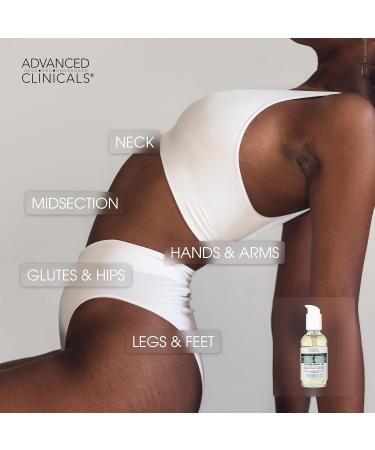 Advanced Clinicals Retinol Anti-Aging Cream + Collagen Hydrating Body Oil Bundle - Buy Online on GoSupps.com