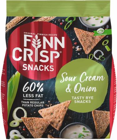 Finn Crisp Snacks Sour Cream & Onion Six P pites VPE (package of 5 x 150 g) + usy Block - Buy Online on GoSupps.com