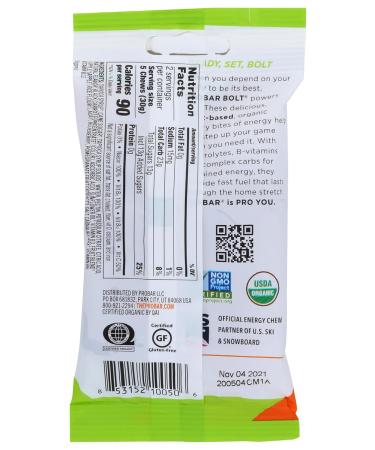 Buy Probar Organic Strawberry Energy Chews - Non-GMO 2.1oz Pack of 12 | Healthy Snacks Worldwide Shipping - Buy Online on GoSupps.com