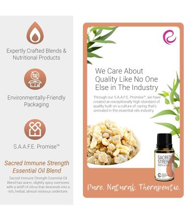 Rocky Mountain Oils Sacred Immune Strength Essential Oil Blend - 15ml - Boost Immunity Aromatherapy Natural Remedies Diffuser & Topical Use - Buy Online on GoSupps.com