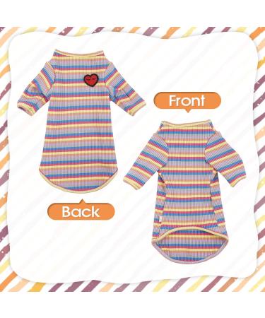 Breathable Summer T-Shirts for Hairless Cats | Soft & Skin-Friendly Cotton Clothing for Sphynx Cornish Rex Devon Rex - XXL (12-13lbs) in Violet - Buy Online on GoSupps.com