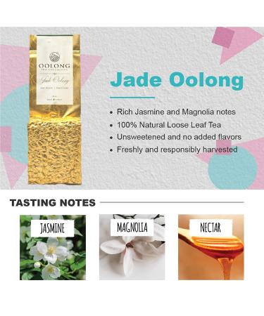 2022 Fresh Harvest Jade Oolong Tea - 100% Natural Loose Leaf Tea from Taiwan High Mountain - 8oz Pack - By Oolong Tea Collective - Buy Online on GoSupps.com