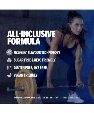 LIMITLESS Magnum 504g - Muscle Workout Powder Sport Pre Workout for Men and Women May Assist & Support Increase Energy Focus and Endurance - Pink Lemonade - Buy Online on GoSupps.com