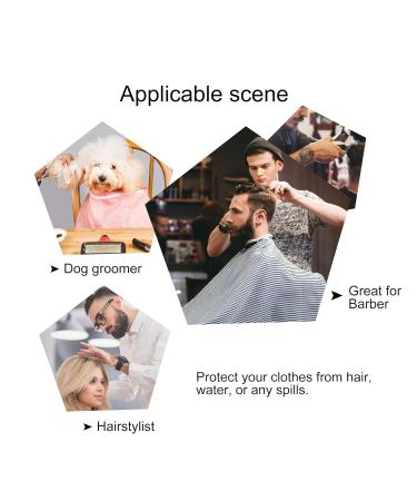 PERFEHAIR Barber Jacket for Men | Vintage Print Hair Stylist Grooming Smock Vest Shirt - International Shipping Available - Buy Online on GoSupps.com