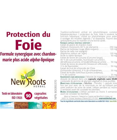 Liver Milk Thistle+ (90Capsules) Brand: NewRoots Herbal - Buy Online on GoSupps.com