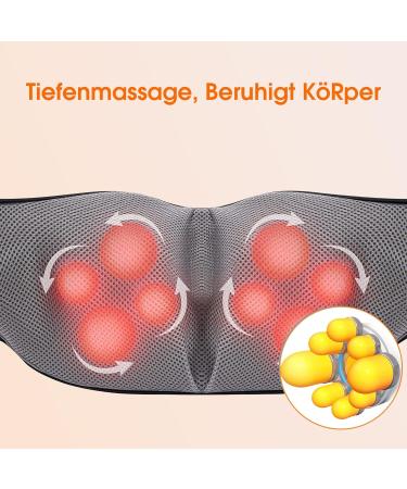 Buy Laoben Neck Massager - 3 Adjustable Speeds for Pain Relief | Ideal for Car Office & Home Use - Bright Black - Buy Online on GoSupps.com