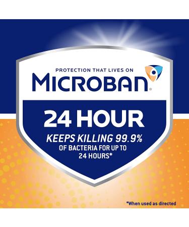 Microban 24 Hour Disinfectant Citrus Scent Spray 15 fl oz - Fast Acting Sanitizing Formula - Buy Online on GoSupps.com