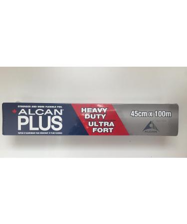 ALCAN Plus Aluminum Foil Heavy duty 45cm by 100m 1 Count 1 1 Piece 45 cm x 100 m - Buy Online on GoSupps.com