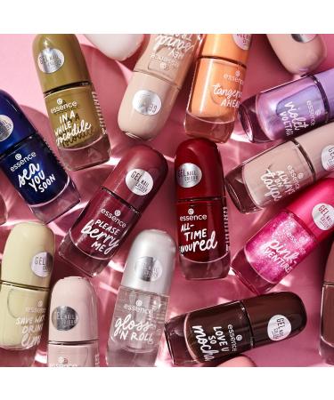 Essence Gel Nail Color No. 20 Please Berry Me - Long-Lasting Vegan Glossy Violet Nail Polish (3 Pack - 3 x 8ml) - Buy Online on GoSupps.com