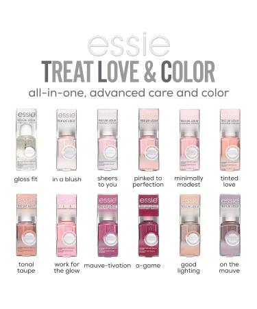 Essie Treatments Treat Love & Color Strengthener - Nude Mood (13.5 mL) | Beige Nail Treatment for Stronger Nails - Buy Online - Buy Online on GoSupps.com