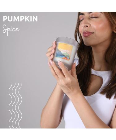 Folkulture Fall Candles - Scented Soy Wax Pumpkin Spice Candle Jar - 50 Hr Burn Time Non-Toxic & Odor Eliminating - Perfect Candle Gifts for Women - Buy Online on GoSupps.com