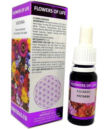 FLOWERS OF LIFE INSOMNIO 15 ML - Buy Online on GoSupps.com