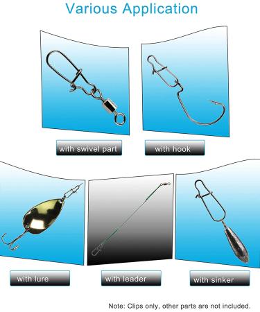 Facikono Fishing Duo Lock Snaps Swivel | Fast Change for Saltwater & Freshwater Lures - Buy Online on GoSupps.com