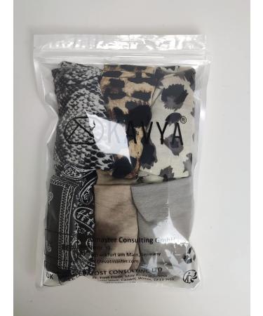 Kavya Wide Boho Headbands for Women - 6 Piece Multicoloured Hairband Set - Buy Online on GoSupps.com