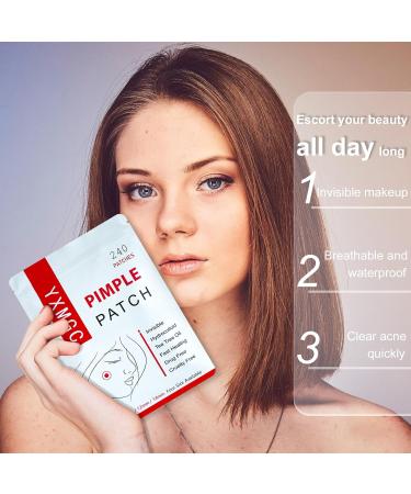 Acne Pimple Patch - Hydrocolloid Treatment with Tea Tree Oil Natural Ingredients & 240 Patches for Whiteheads Blackheads & Blemishes - Buy Online on GoSupps.com