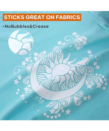 HTVRONT White Heat Transfer Vinyl Roll - 12 x 100ft - Easy to Cut & Weed for DIY Shirts - Cricut & Cameo Compatible - Buy Online on GoSupps.com