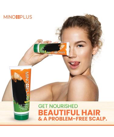 Mino Plus Organic Hair Fertilizer 150g with Carrot Oil - Prevent Hair Loss Naturally - Buy Online on GoSupps.com